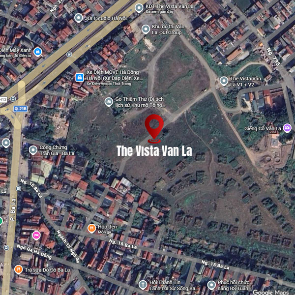 map the vista van la