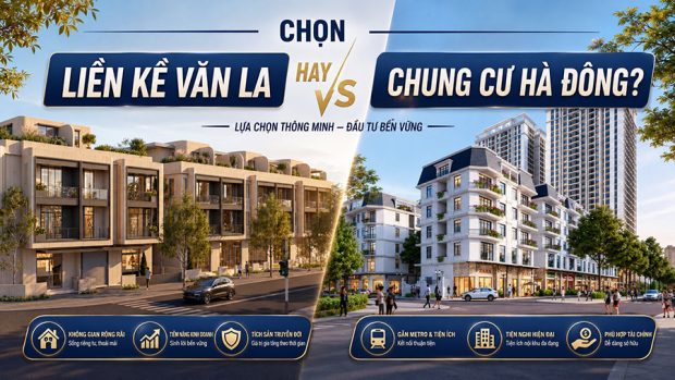 nên chọn Liền kề Văn La hay chung cư Hà Đông