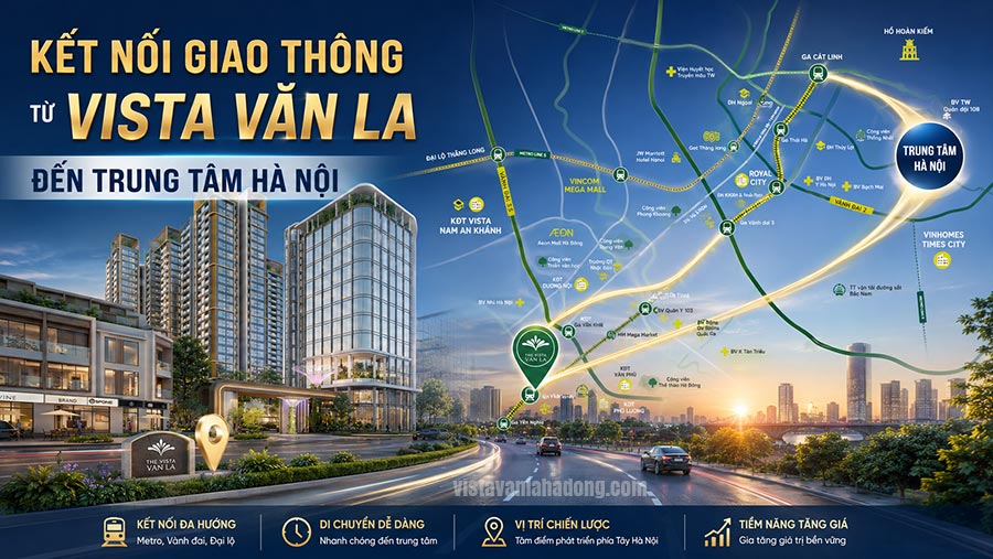 Kết Nối Giao Thông Từ Vista Văn La Đến Trung Tâm Hà Nội