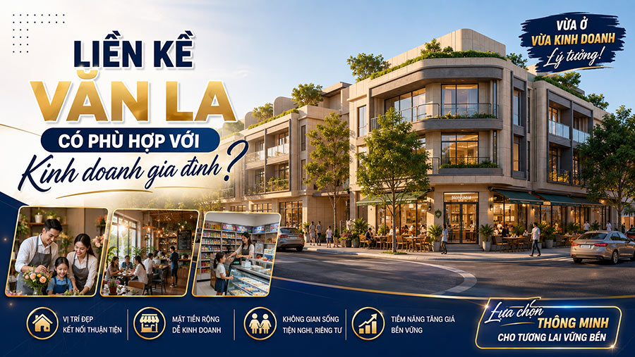 Liền kề Văn La có phù hợp kinh doanh gia đình?