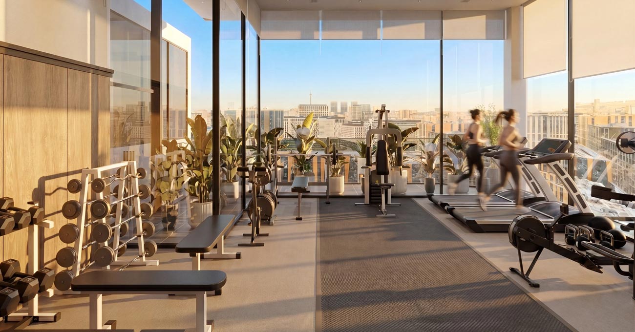 tiện ích khu vực tập gym vista văn la