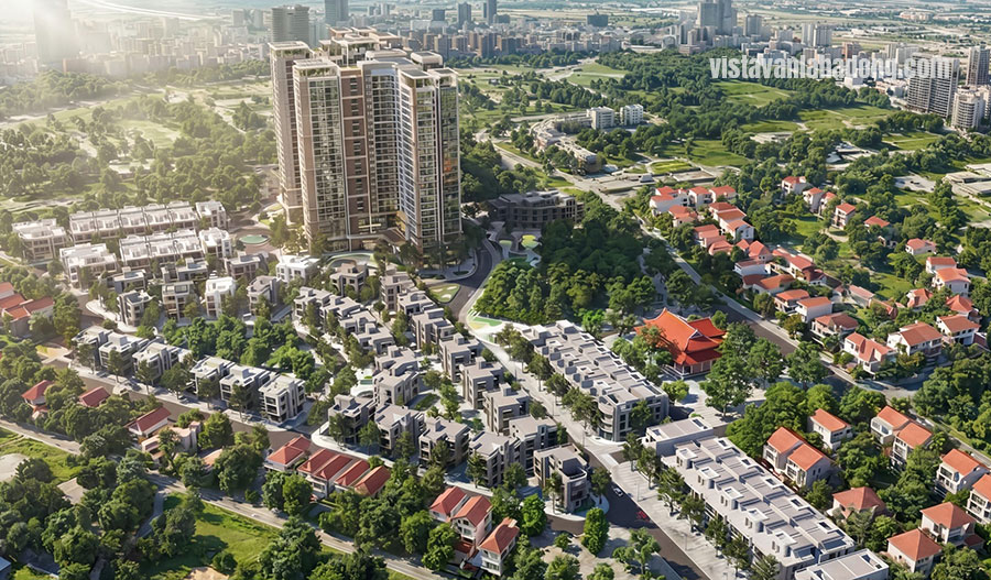 vị trí the vista văn la